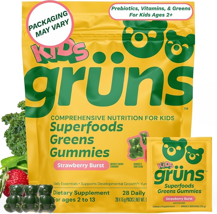 Grüns Kids Superfoods Greens Gummies